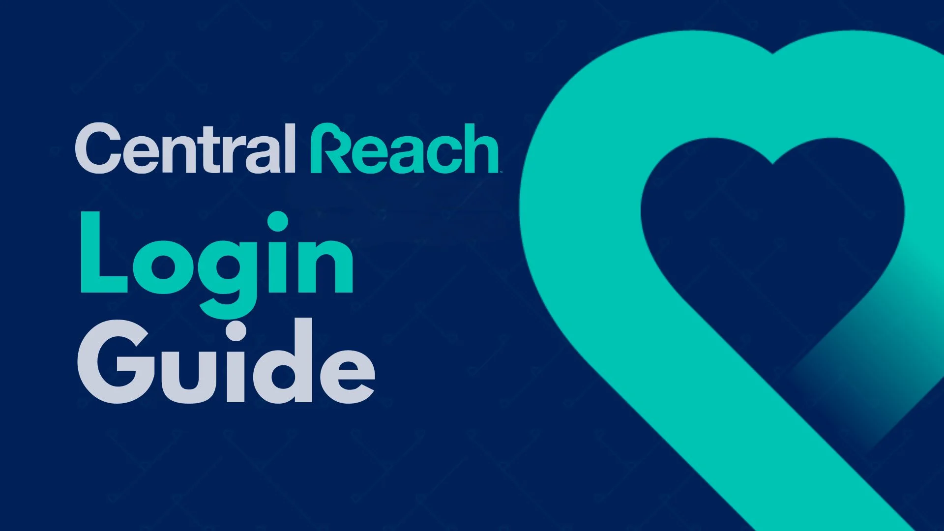 How do I access the CentralReach login page?