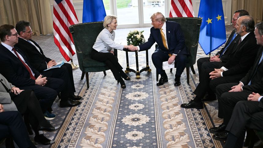 Trump says U.S. has reached trade deal with European Union as Aug. 1 deadline loomed